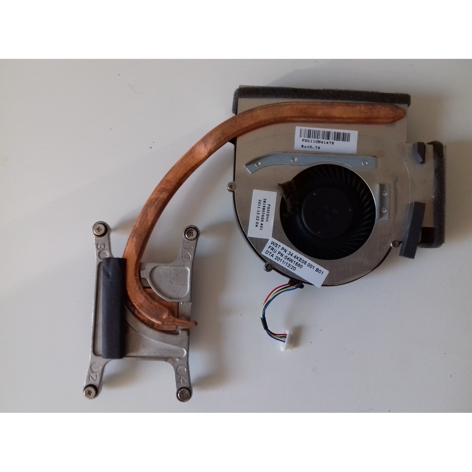 Radiator si ventilator Lenovo Thinkpad T520 (04W1580)